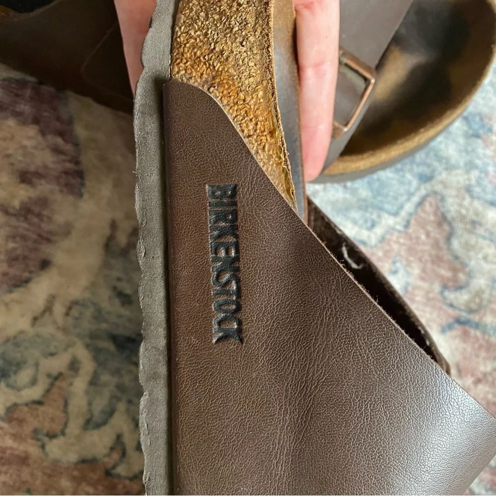 Women’s brown leather Birkenstock Sandals in New condition